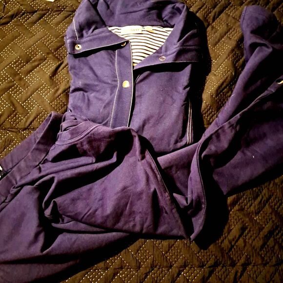 SALE!! NEW Sport Savvy Set, Navy Blue, XL Draw String Waist Jacket & SZ L Pants - Picture 9 of 9